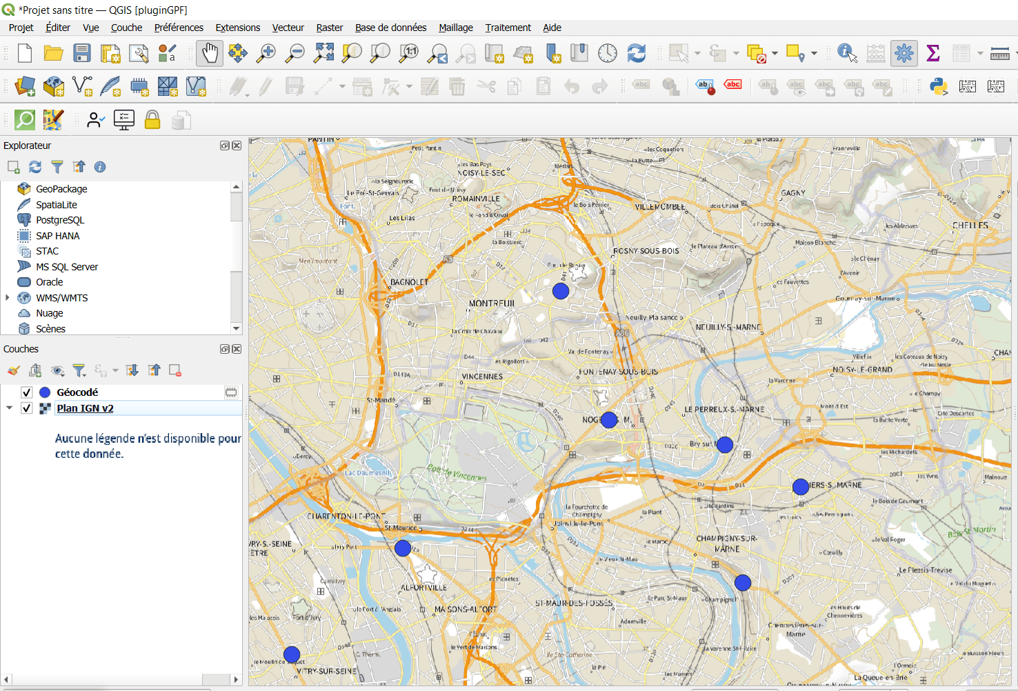 Nouveau PlugIN "QGIS Géoplateforme" pour intégrer le géocodeur de la BAN