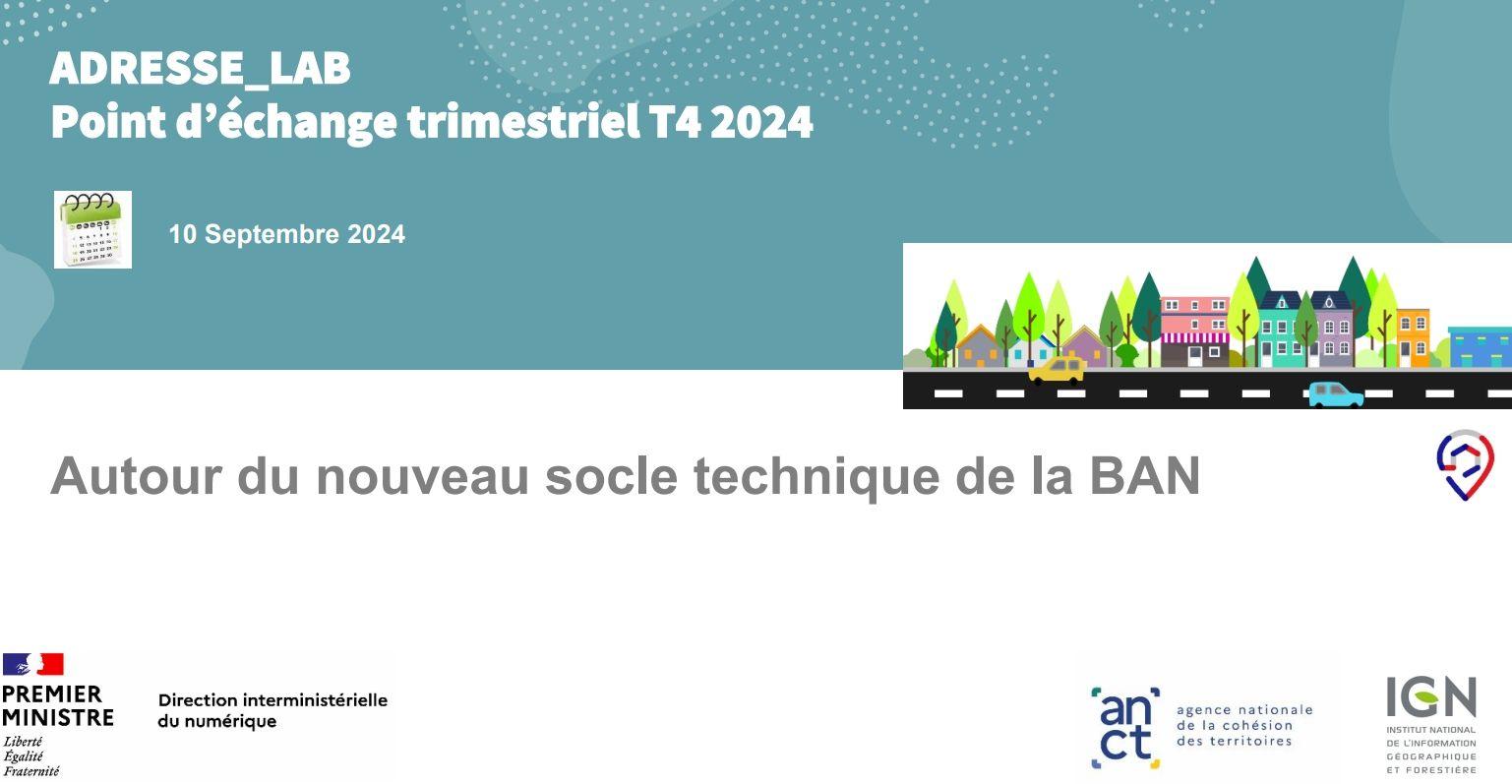 Nouveau socle technique de la BAN - Questions Réponses